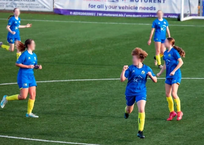 Hawks U15s 2025/26 celebrate a goal