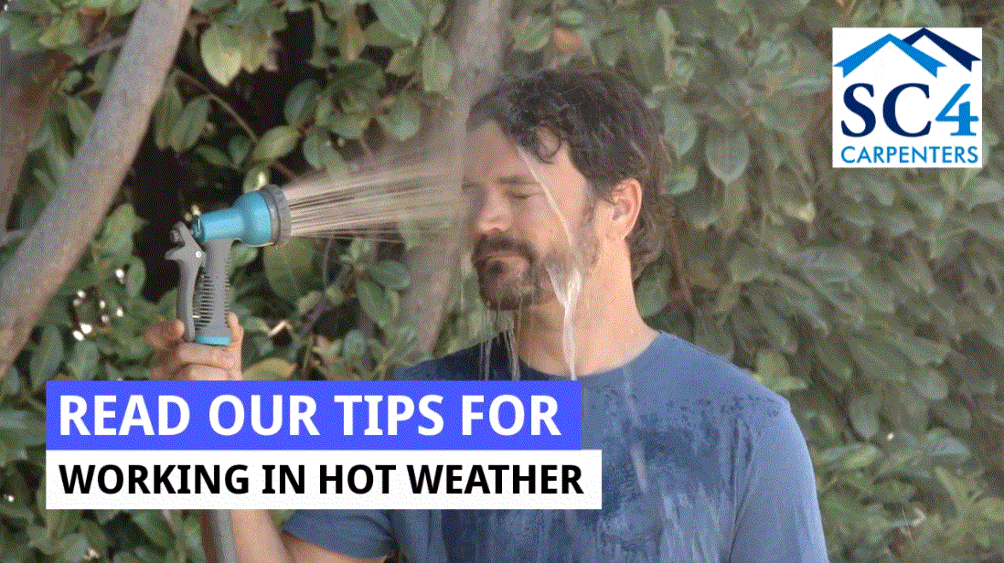 Read our tips for working in hot weather